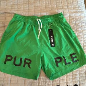 Purple Brand Men's Green Shorts